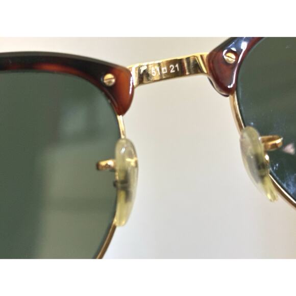 Ray-Ban RB3016 W0366 Havana Gold Clubmaster , Polarized G-15 Lens 51-21 - Picture 8 of 11